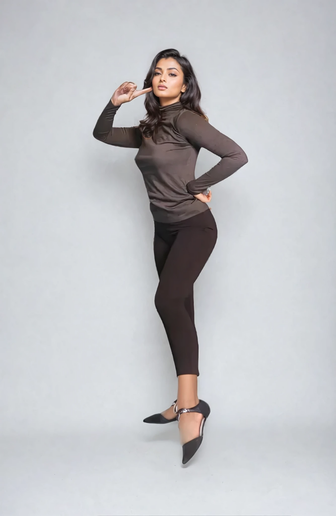 Take-Out Turtleneck Shirt-SHIRTS & BLOUSES-BUKI-XS-Wine-Buki