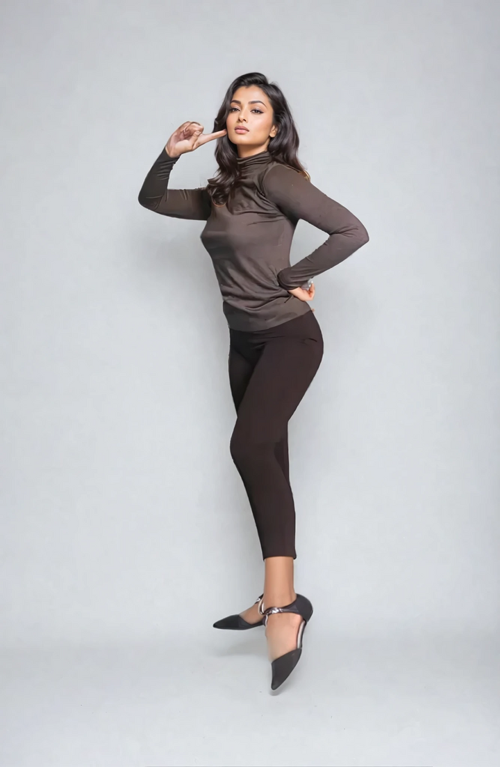 Take-Out Turtleneck Shirt-SHIRTS & BLOUSES-BUKI-XS-Wine-Buki