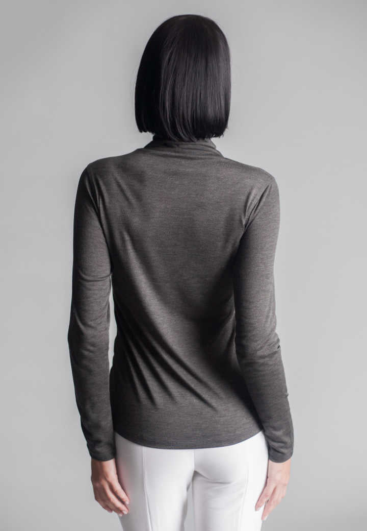 Take-Out Turtleneck Shirt-Shirts-Buki