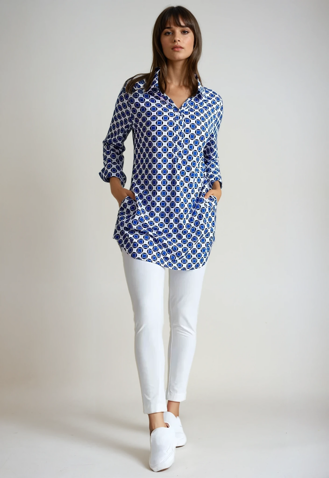 Terrace Tunic Shirt-SHIRTS &amp; BLOUSES-BUKI-XS-Buki