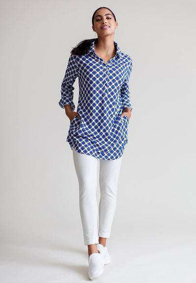 Terrace Tunic Shirt-Tunics-Buki