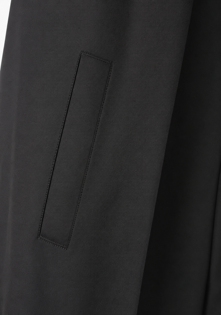 Travel duster detail of pocket
