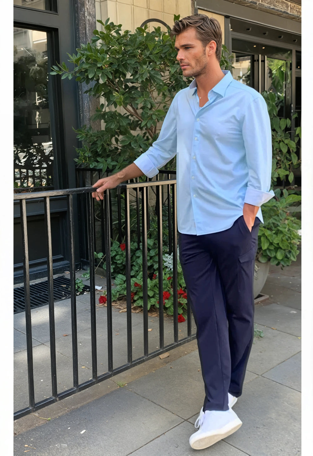 Venture Cargo Pants Navy-PANTS-BUKI-S-Navy-Buki