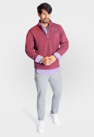Voey Quarter Zip Sweatshirt-Sweatshirts-Buki
