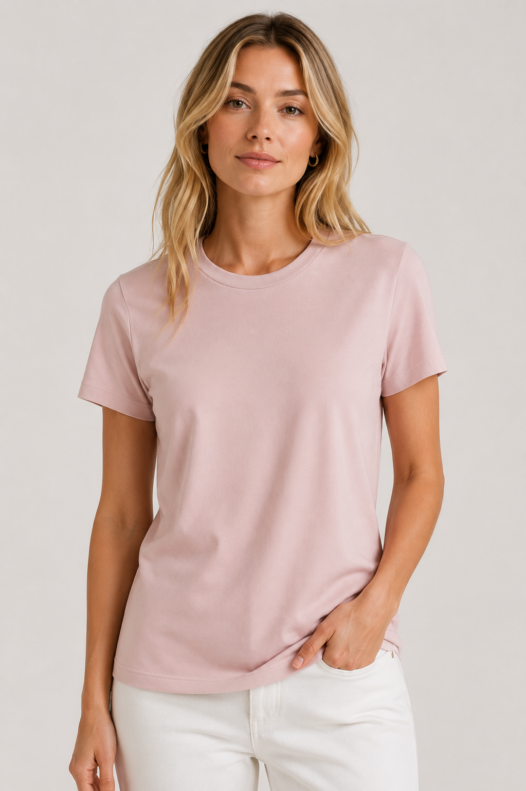 Buki Cinqo Tech Tee - Dusty Rose-T-SHIRTS-BUKI-M-DUSTY ROSE-Buki-WOMENS
