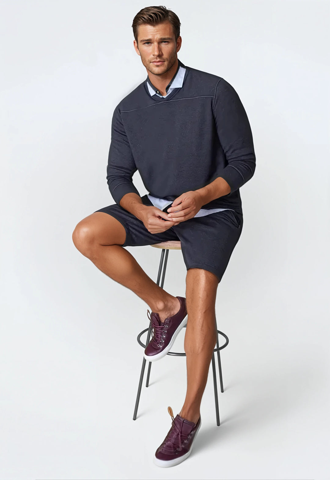 Weekend Getaway Matching Set-OUTFIT SETS-BUKI-M-Charcoal Grey-Buki