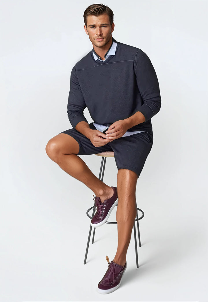 Weekend Getaway Matching Set-OUTFIT SETS-BUKI-M-Charcoal Grey-Buki