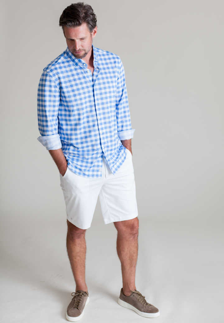 Work Week Check Shirt-LONG SLEEVE SHIRTS-BUKI-S-Buki