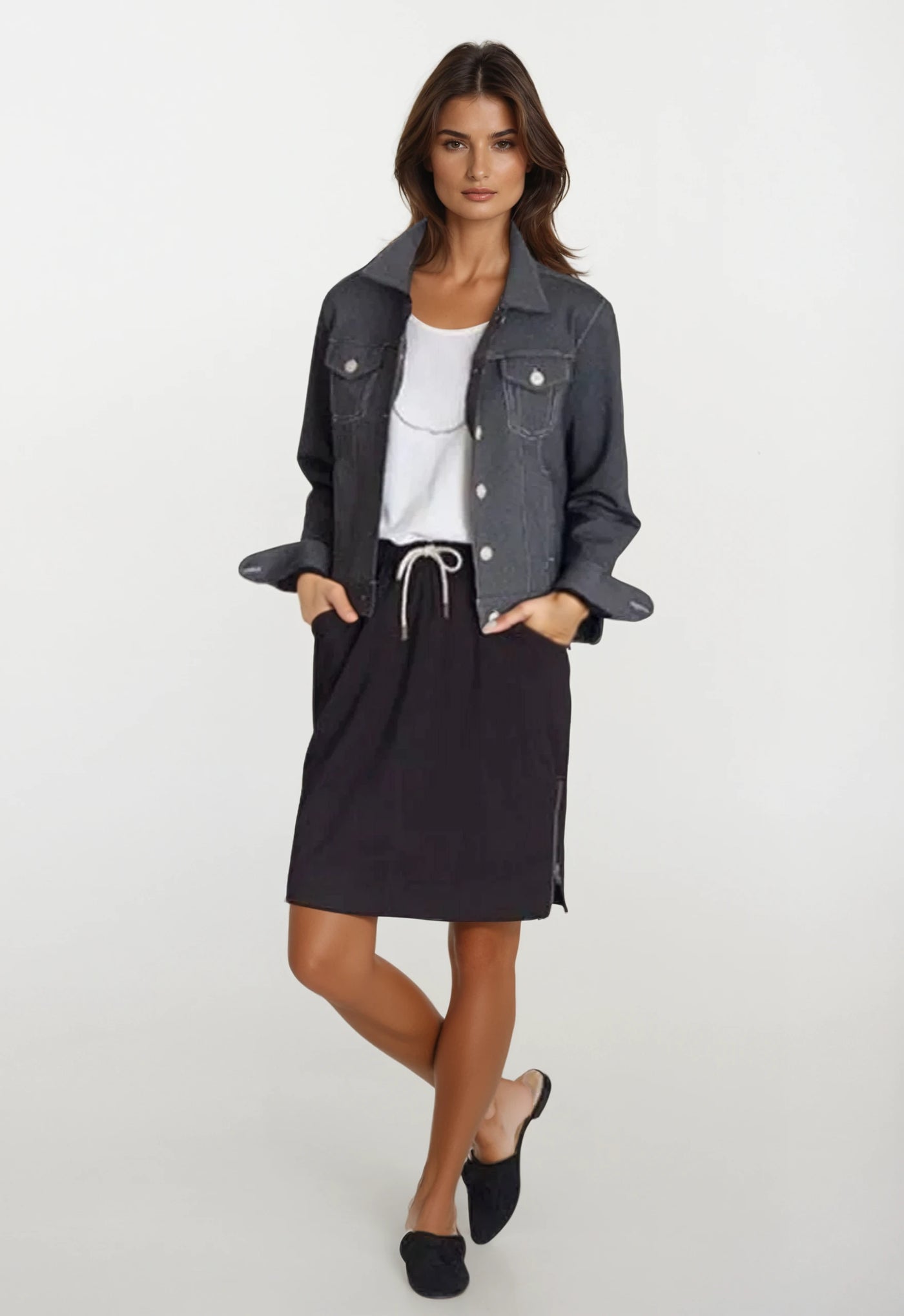 Zip It Skirt-Skirts-Buki-full body
