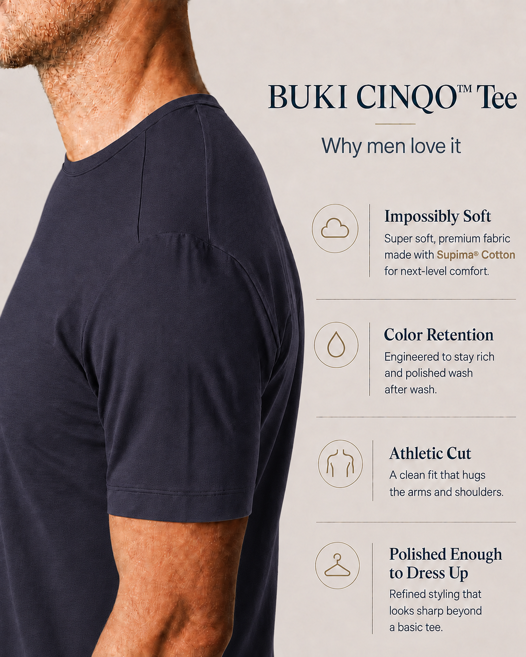 Buki Cinqo Tech Tee - Black-T-SHIRTS-BUKI-M-Black-Buki