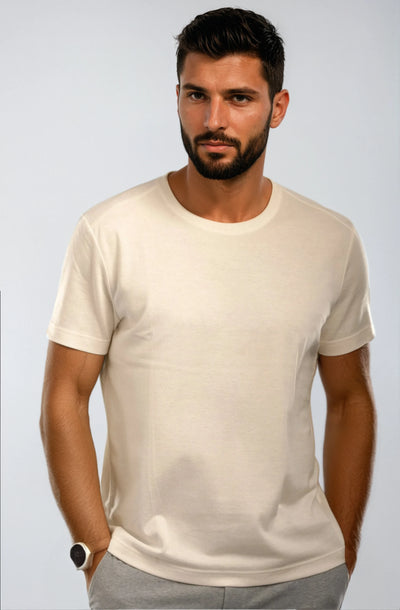 Buki + CINQO Crew Neck T-Shirt Maize-T-SHIRTS-BUKI-L-Maize-Buki