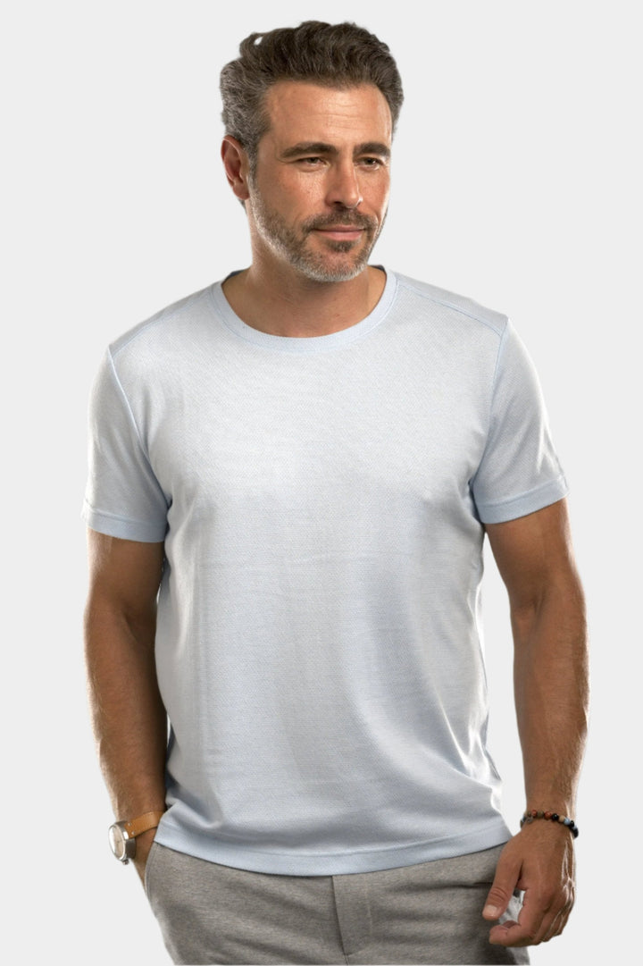 Buki + CINQO Crew Neck T-Shirt Ice Flow-T-SHIRTS-BUKI-S-Ice Flow-Buki