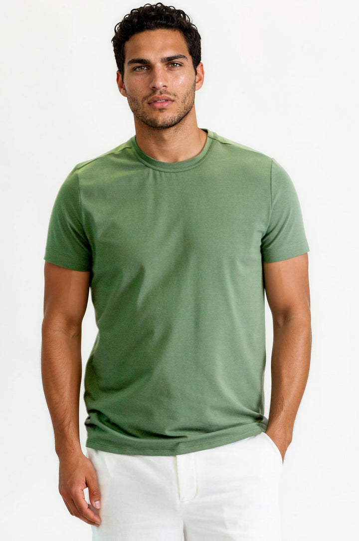 buki cinqo olive tech tee