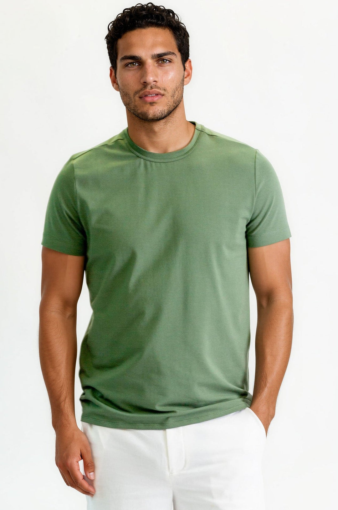 buki cinqo olive tech tee