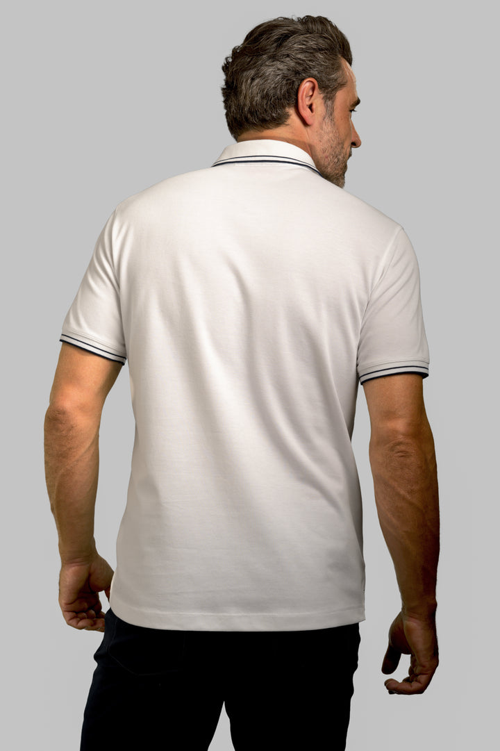 Pocket Polo Shirt - White-POLO SHIRTS-BUKI-White-M-Buki