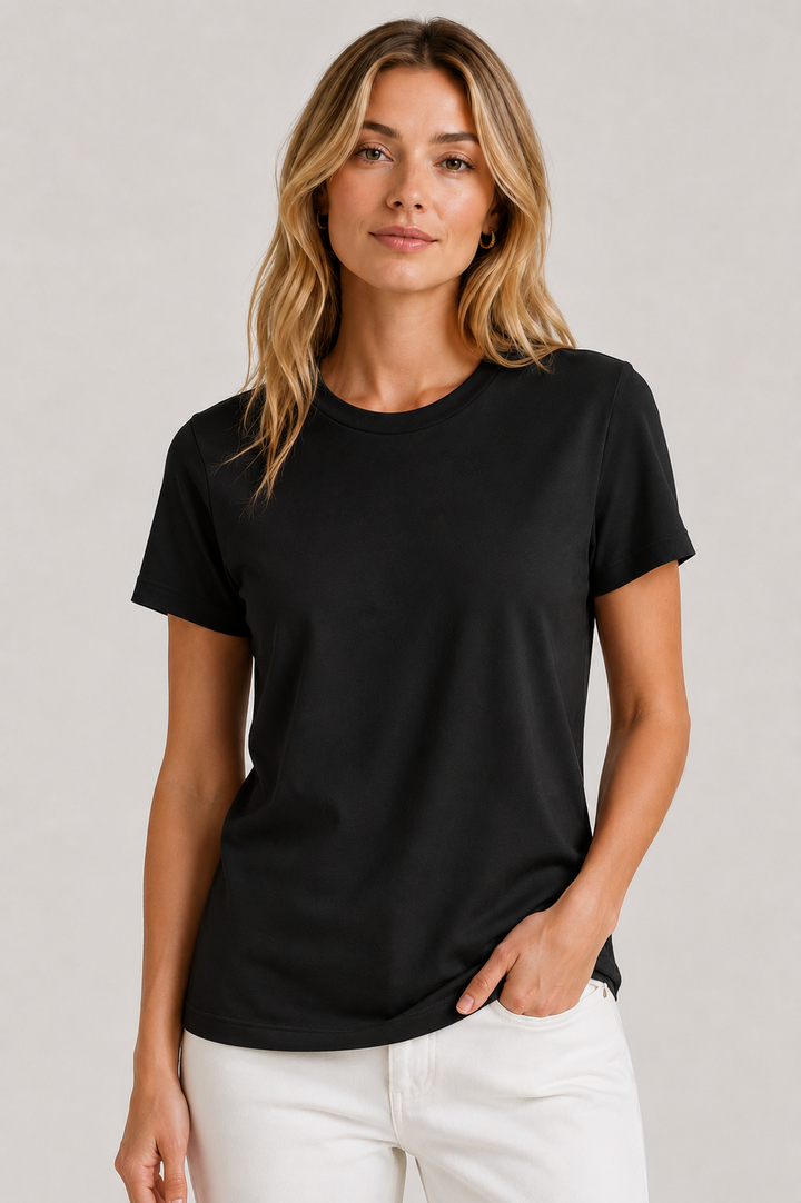 Buki Cinqo Tech Tee - Dusty Rose-T-SHIRTS-BUKI-M-DUSTY ROSE-Buki-WOMENS