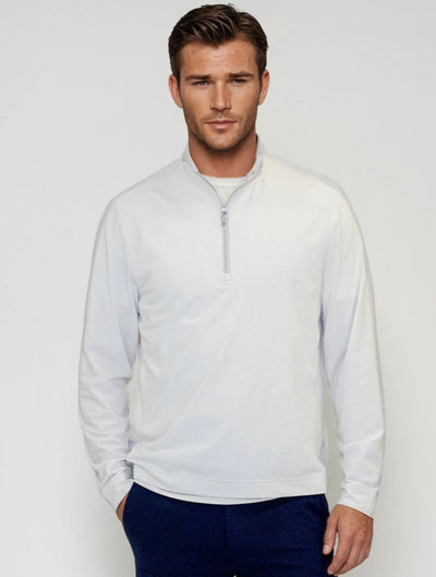 Cinqo Travel Half Zip - White