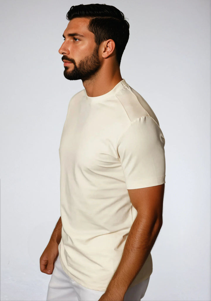 Buki + CINQO Crew Neck T-Shirt Maize-T-SHIRTS-BUKI-M-Maize-Buki