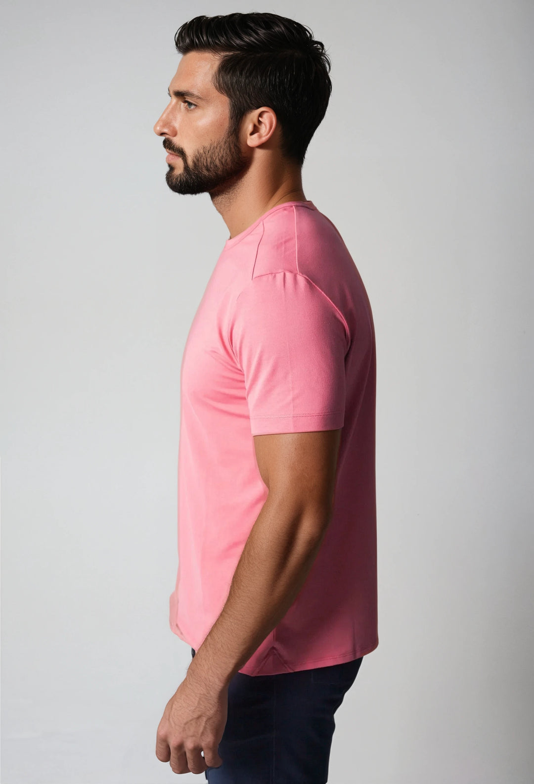 Buki + CINQO Crew Neck T-Shirt Slate Rose-T-SHIRTS-BUKI-S-Buki
