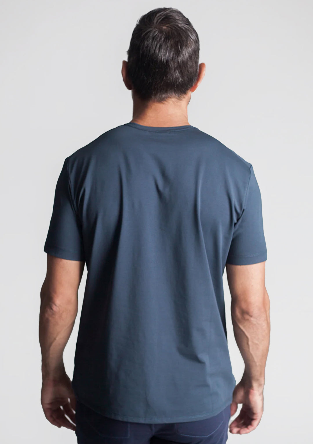 Buki + CINQO Crew Neck T-Shirt - Blue Night-T-SHIRTS-BUKI-M-Buki