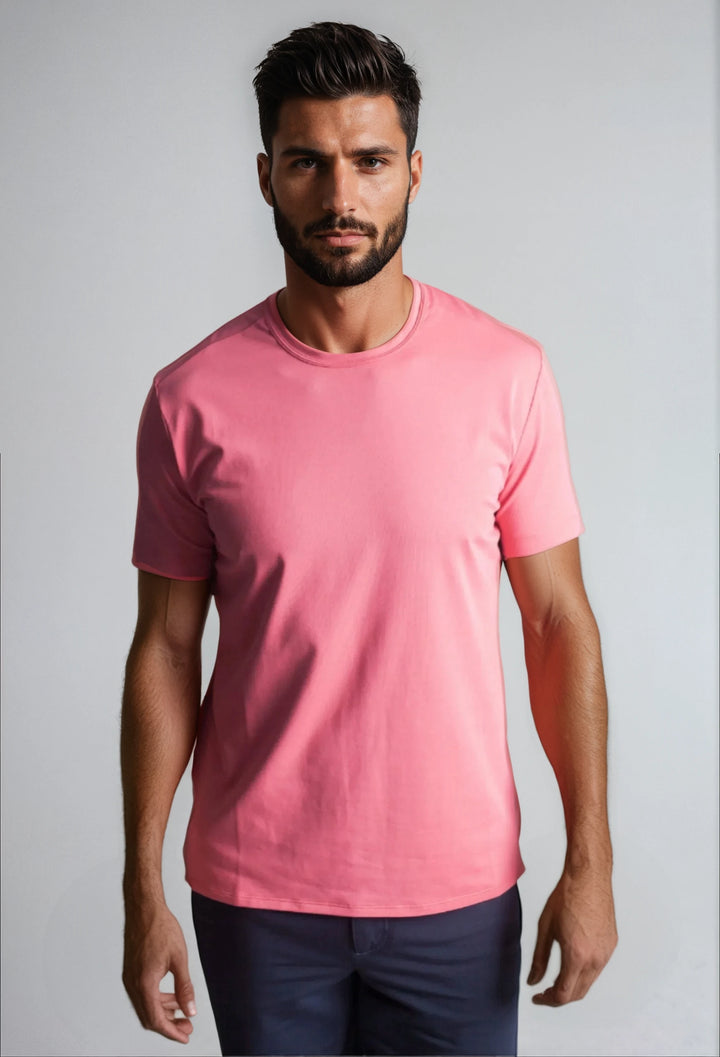 Buki + CINQO Crew Neck T-Shirt Slate Rose-T-SHIRTS-BUKI-S-Buki