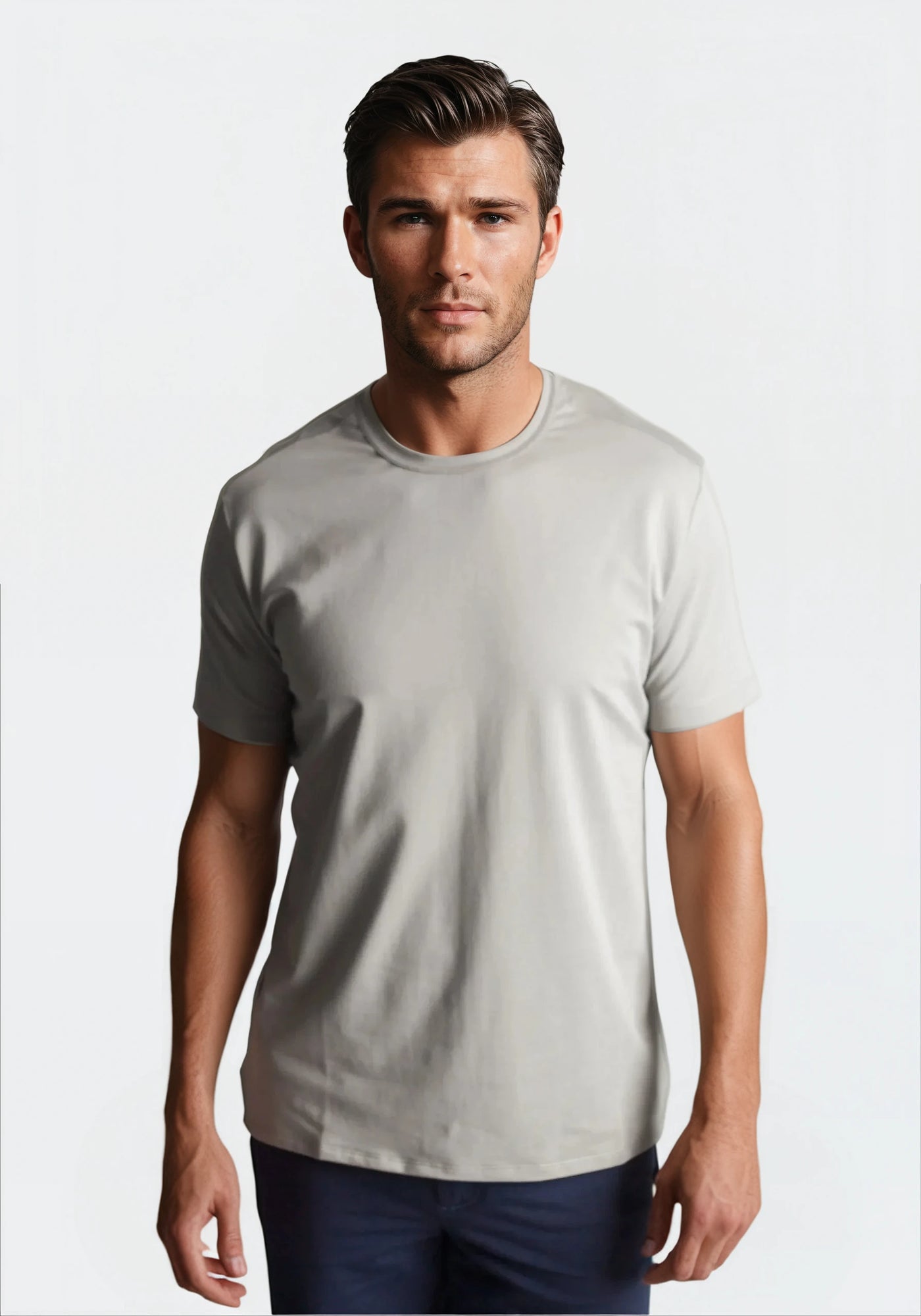 Buki + CINQO Crew Neck T-Shirt Vetiver-T-SHIRTS-BUKI-S-Buki