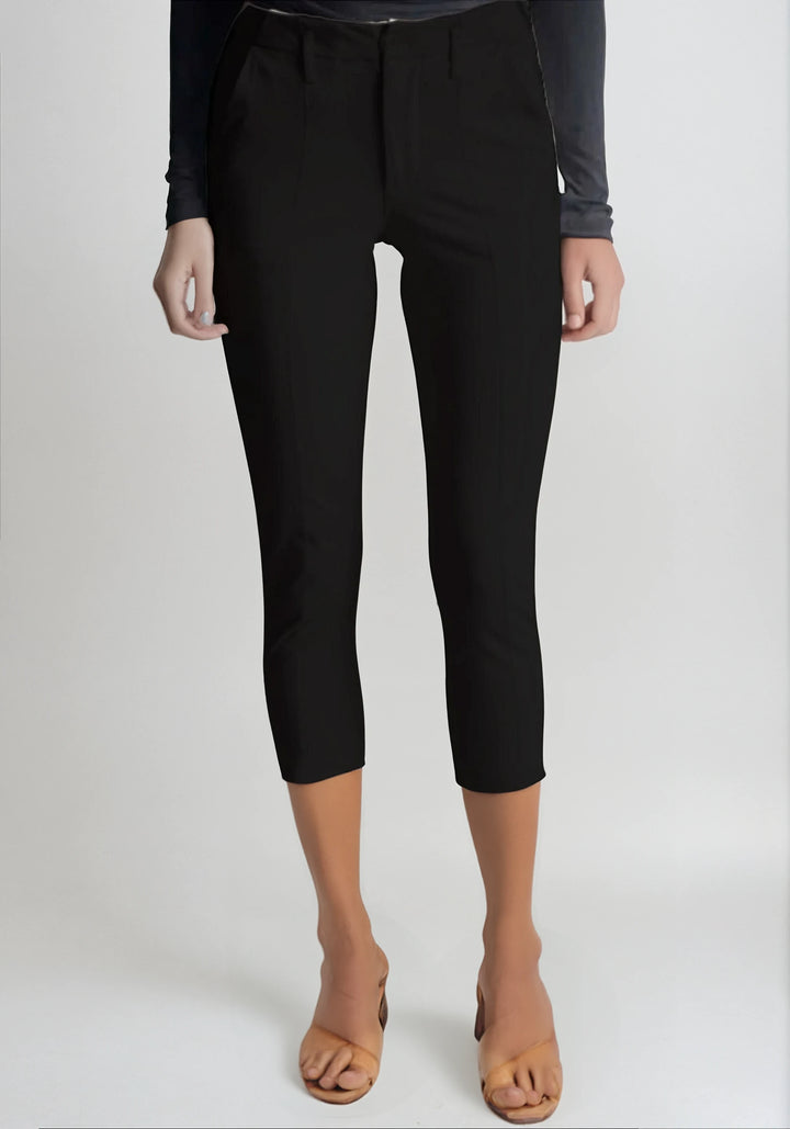 Easy Street Stretch Crop Chino Pant-PANTS-BUKI-Black-XS-Buki