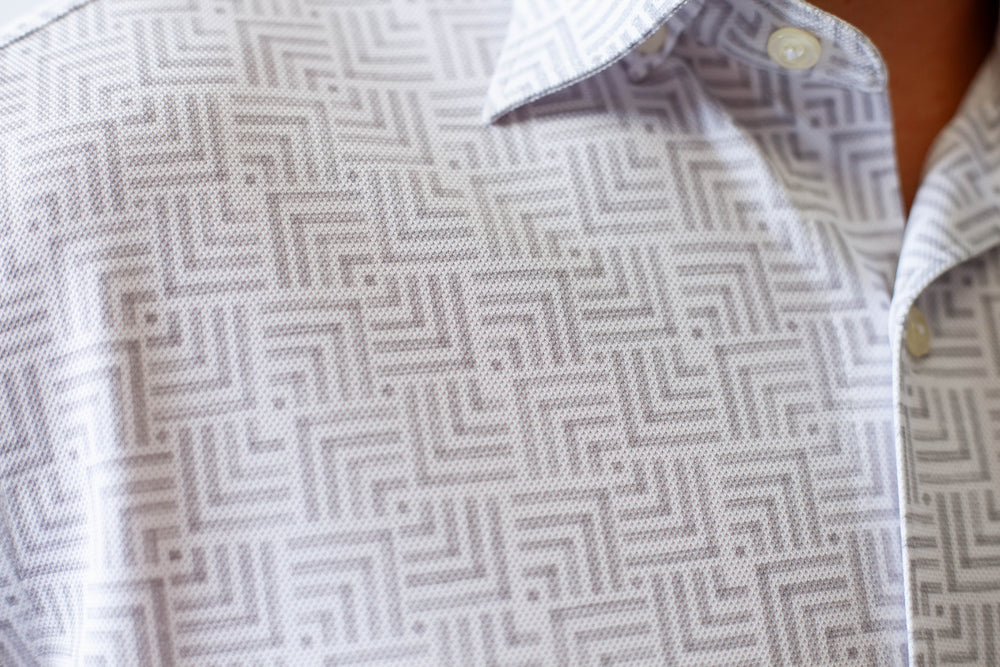 Four Corners Long Sleeve Tech Shirt-LONG SLEEVE SHIRTS-BUKI-M-Light Grey-Buki