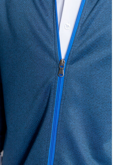 Buki 'Destination' Full Zip Tech Jacket, Navy zipper detail