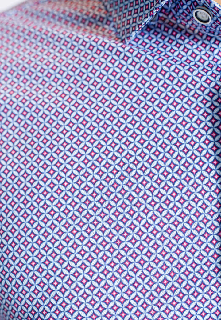 Locally Famous Short Sleeve Tech Shirt-SHORT SLEEVE SHIRTS-BUKI-M-Blue/Purple-Buki