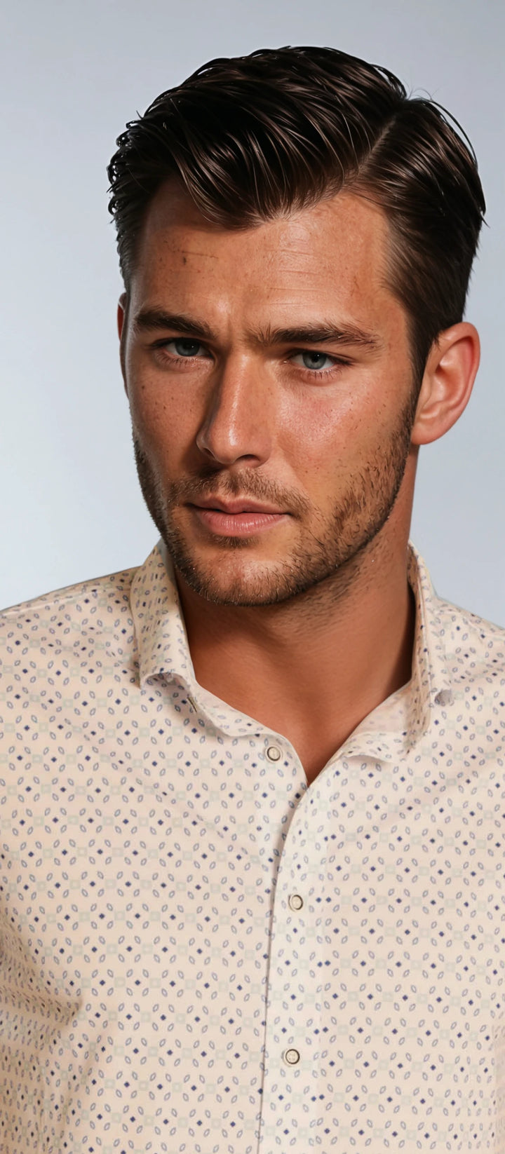 Loose Leaf Short Sleeve Tech Shirt-SHORT SLEEVE SHIRTS-BUKI-M-Blue / White-Buki