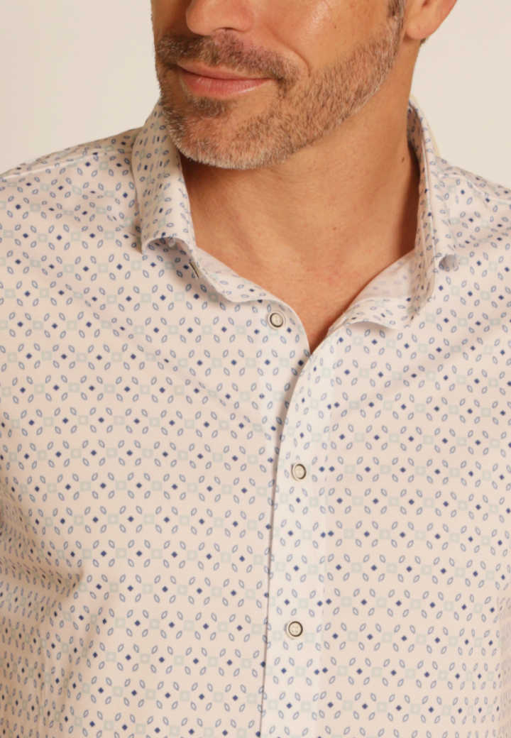 Loose Leaf Tech Shirt-Short Sleeve Shirt, detail-Buki