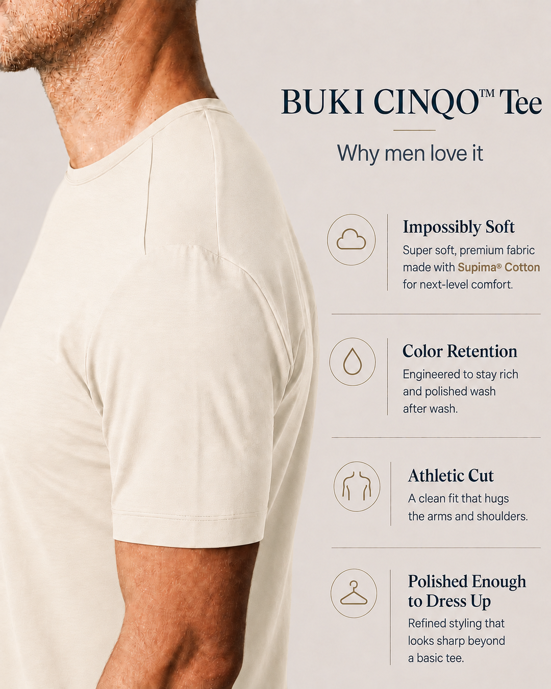 Buki Cinqo Tech Tee - Maize-T-SHIRTS-BUKI-M-Maize-Buki