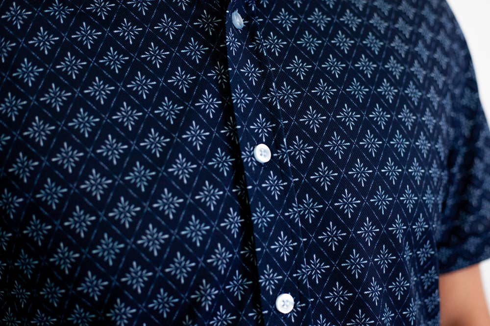 Midnight Star Short Sleeve Tech Shirt-SHORT SLEEVE SHIRTS-BUKI-M-Royal Blue-Buki