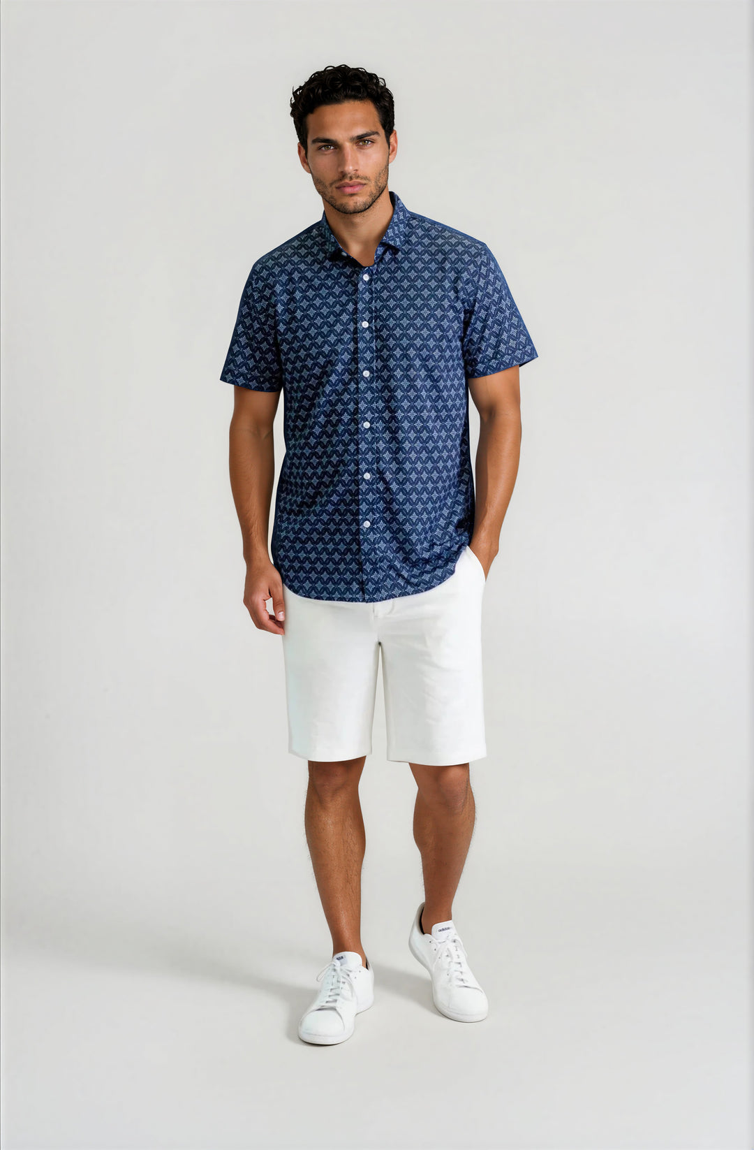 Midnight Star Short Sleeve Tech Shirt-SHORT SLEEVE SHIRTS-BUKI-M-Royal Blue-Buki