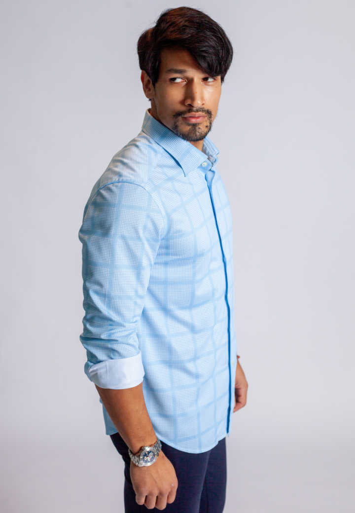 Montauk Long Sleeve Tech Shirt-LONG SLEEVE SHIRTS-BUKI-M-Cool Blue-Buki