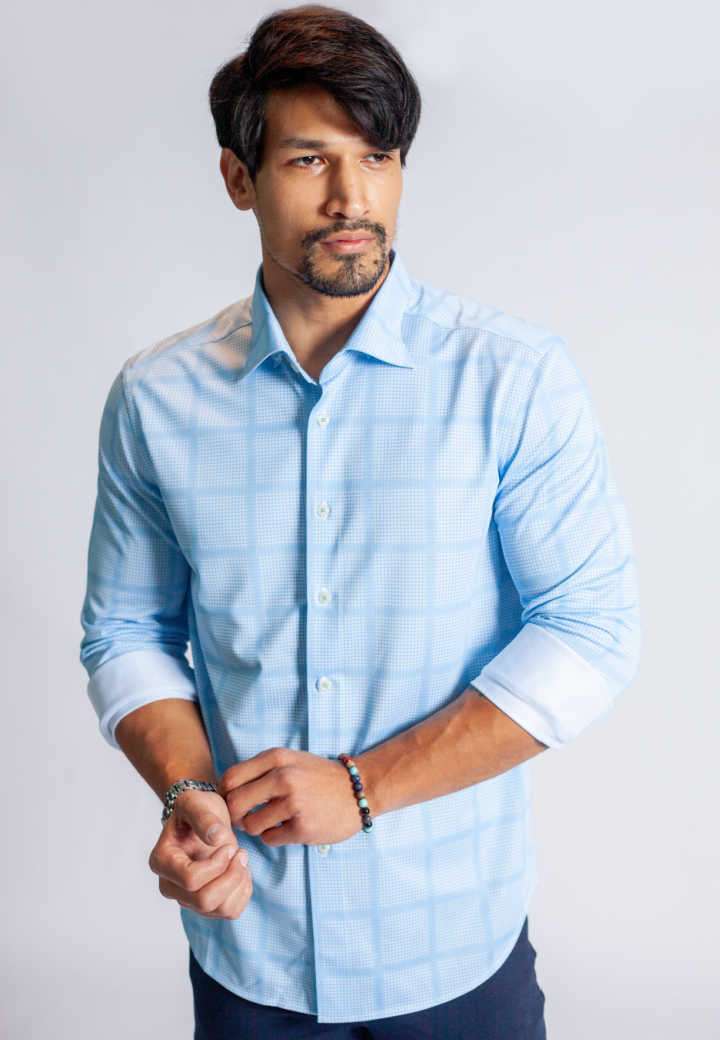 Men's Clothing: Long Sleeve Casual Dress Shirt | Buki Montauk Tech Shirt
