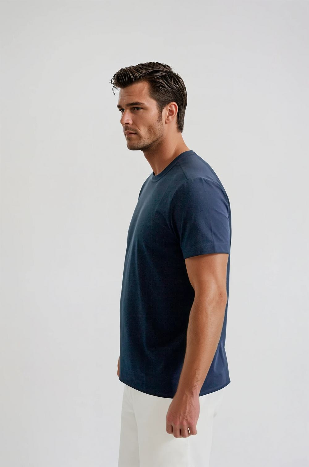 Buki Cinqo Tech Tee - Navy-T-SHIRTS-BUKI-M-Navy-Buki