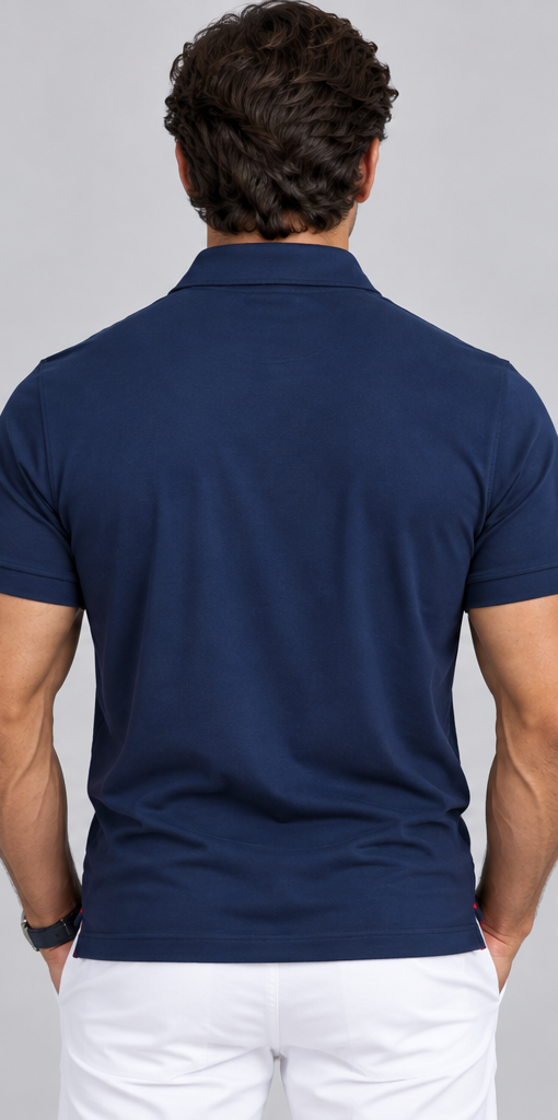 Buki Cinqo Polo - Navy-POLO SHIRTS-BUKI-M-Navy-Buki