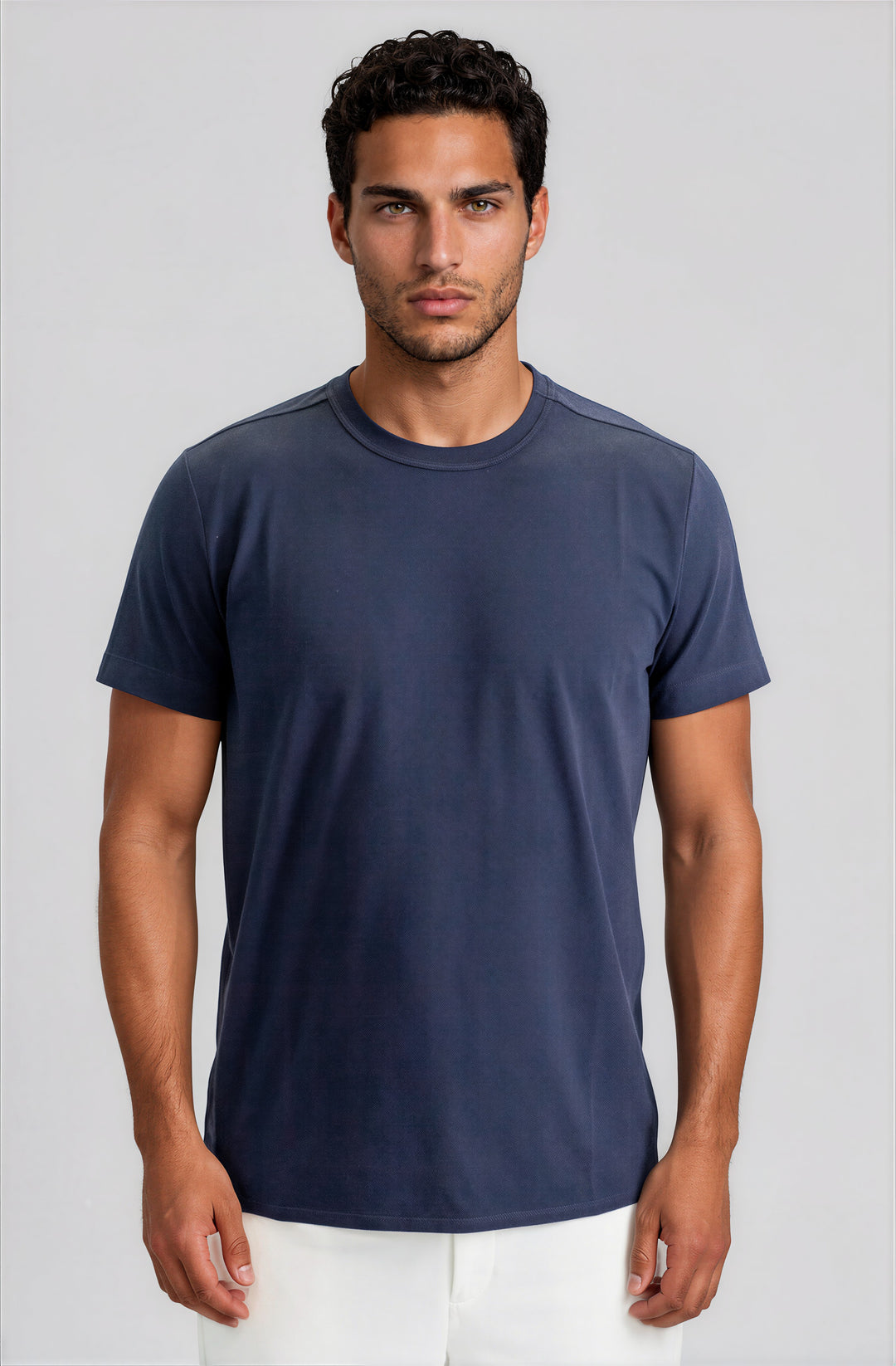 Buki Cinqo Tech Tee - Navy-T-SHIRTS-BUKI-M-Navy-Buki