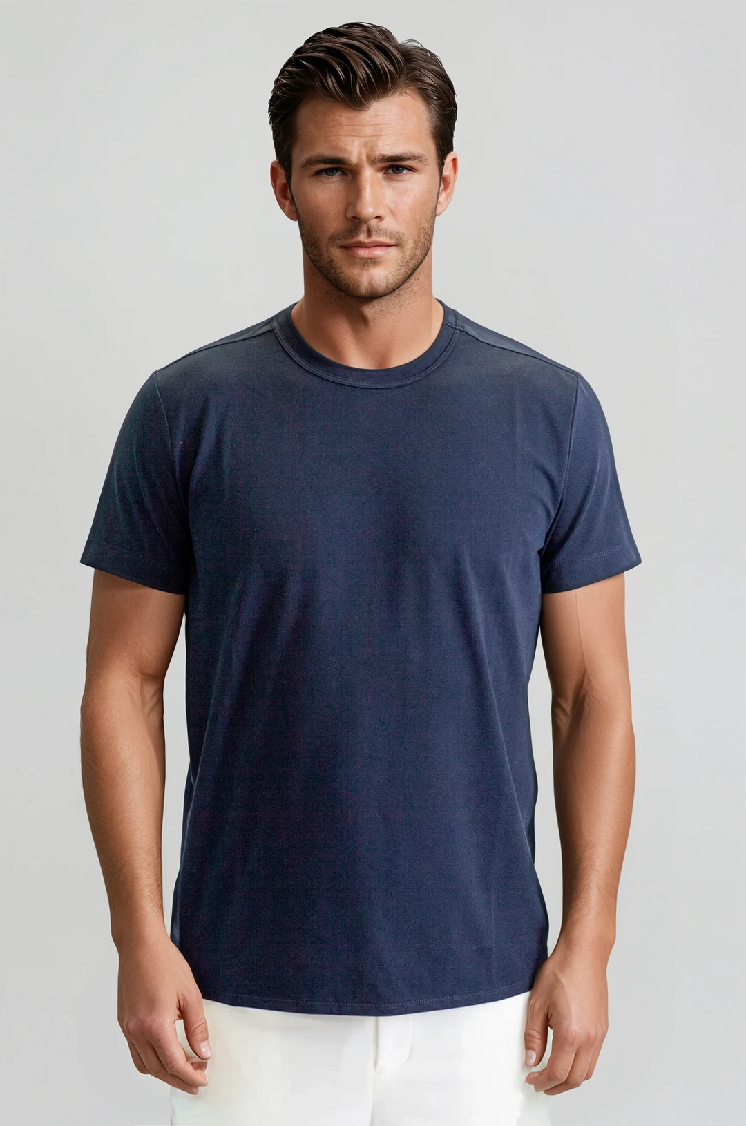 Buki Cinqo Tech Tee - Navy-T-SHIRTS-BUKI-M-Navy-Buki