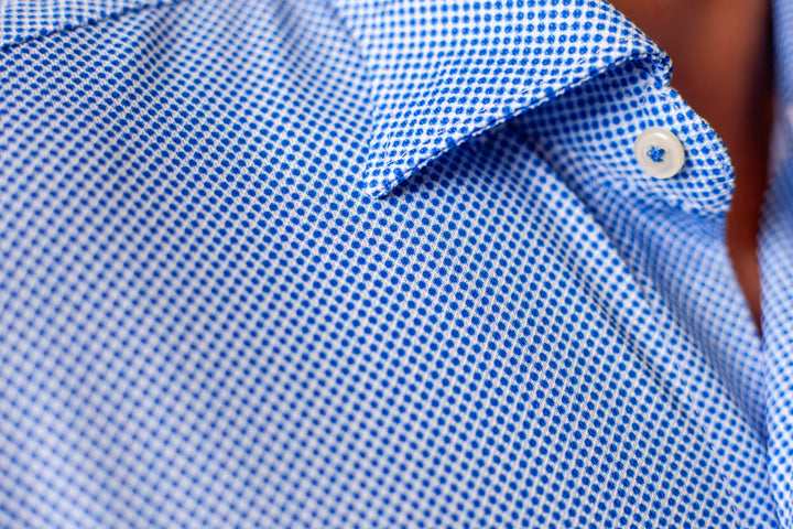 Studio Dot Long Sleeve Tech Shirt - Blue-LONG SLEEVE SHIRTS-BUKI-M-Cool Blue-Buki