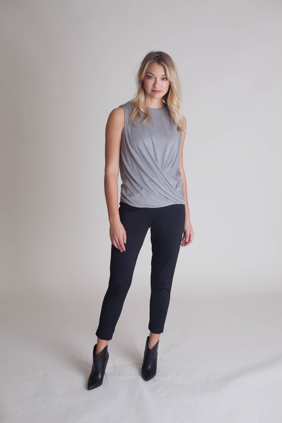 Boss (Babe) T-Shirt - Heather Gray-T-SHIRTS-BUKI-Heather Gray-XS-Buki