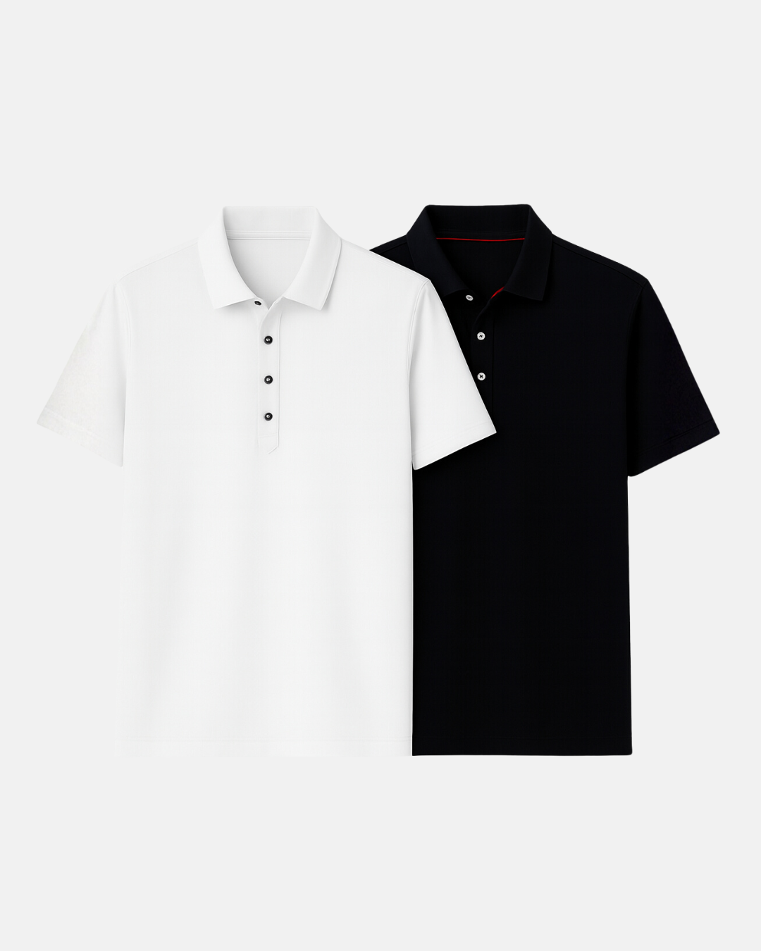 Buki's Cinqo Polo 2 Pack - White/Black-OUTFIT SETS-BUKI-M-Buki